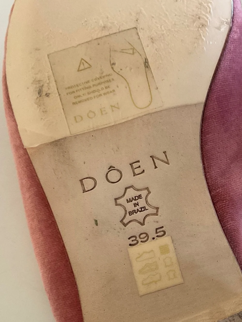 DOEN Wren Mules Blush Size EU 39.5 / US 9 - Picture 7 of 10